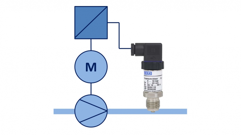 Produktbild WIKA Drucktransmitter für Pumpenregelung