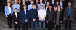 Gruppenfoto der Freisprechungsfeier 2019