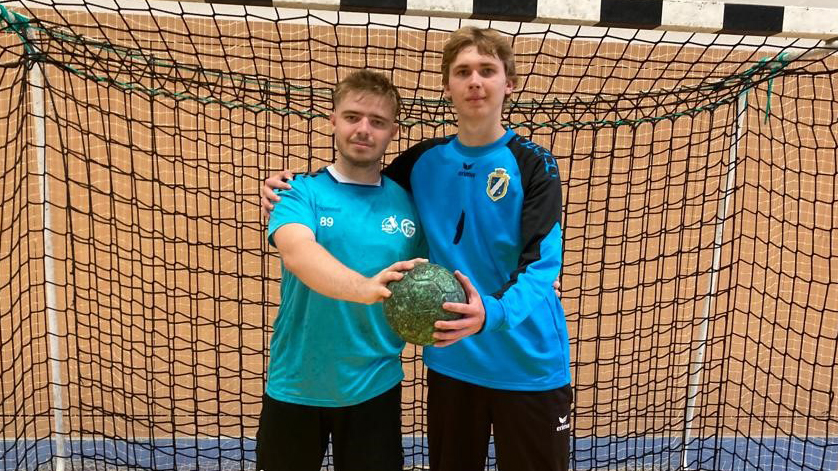 Handballer aus der Ukraine ist ein Torwart-Talent.