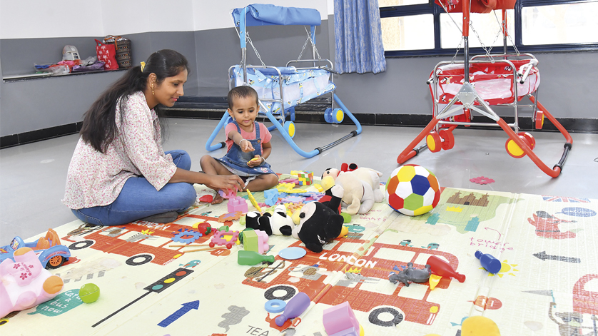 Die Einweihung einer Kinderkrippe ist nur ein Beispiel, wie stark WIKA Indien sozial engagiert ist.