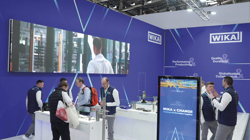 Ob HMI oder Bauma (Foto): WIKA präsentierte den Messebesuchern innovative Lösungen für ihre Herausforderungen.