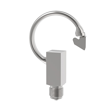 Messsystem eines Edelstahl-Rohrfedermanometers