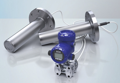 A diaphragm seal system for determining a level using differential pressure