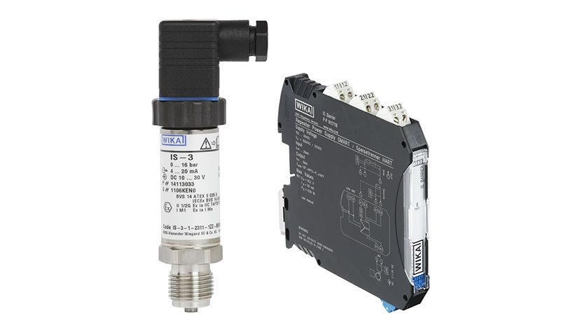 Intrinsically safe pressure sensor