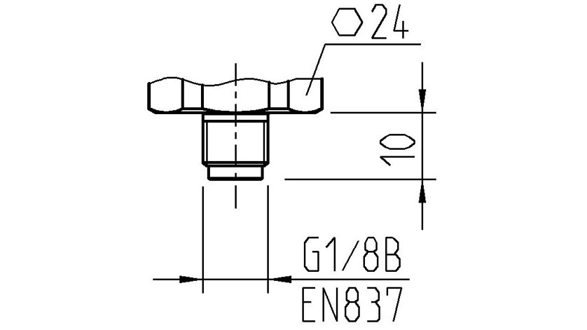 illustrational drawing G1/8