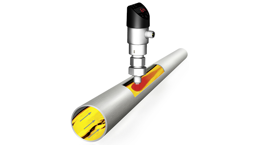 scheme: calorimetric flow switch