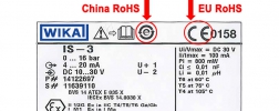 two different RoHS markings