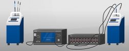 Reference probes, dry-well calibrators, baths: temperature calibration