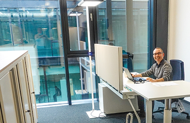 Well-lit workplaces in the new WIKA Innovation Center