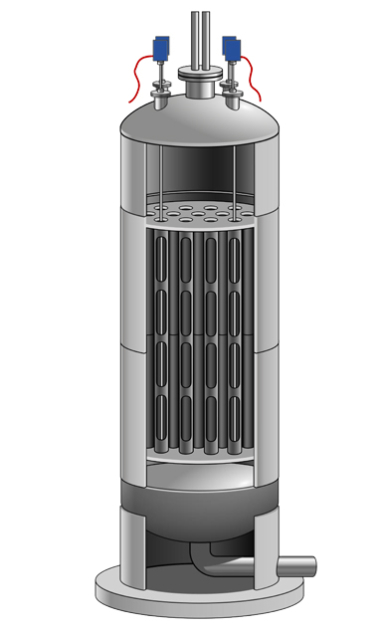 Using a multipoint thermocouple to produce sustainable aviation fuel