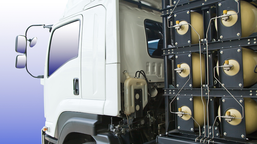 NGV gas containers for heavy truck