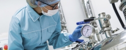 Pressure monitoring - vaccine production