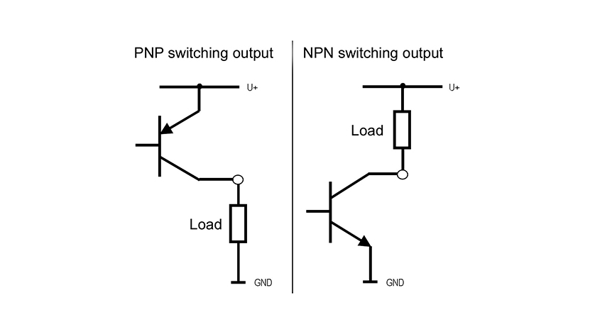 Uscite PNP e NPN