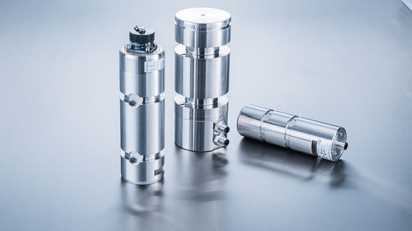 Drie load pins van roestvrij staal