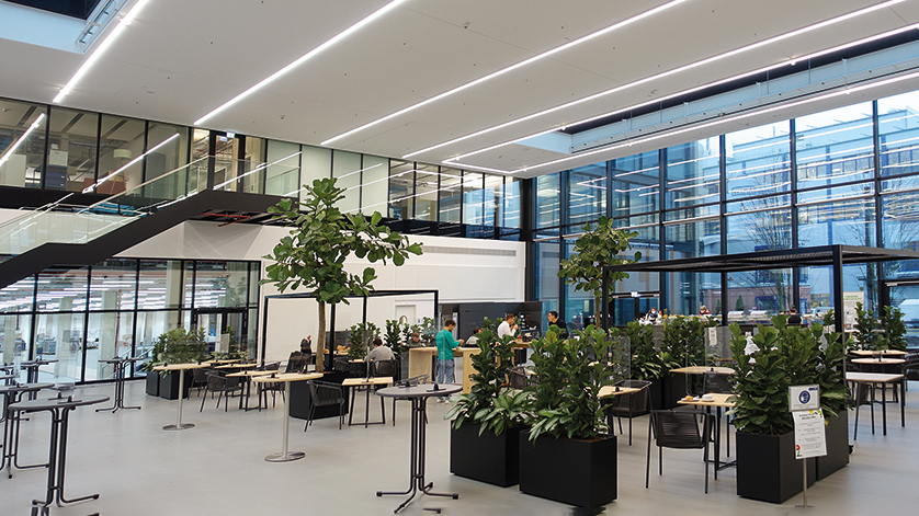 Communicatieruimte voor het nieuwe ontwikkelingscentrum