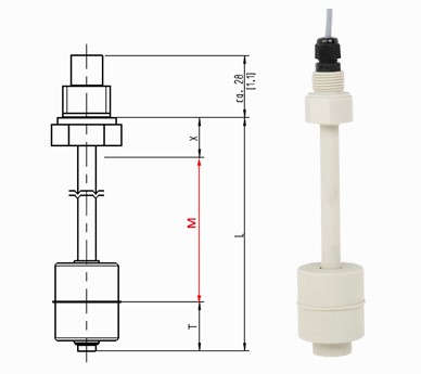  sensor de nível tipo boia