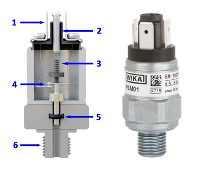 pressostatos de pressão mecanica