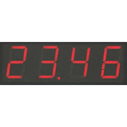 LED display with 4 digits