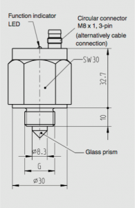 Optical level switch