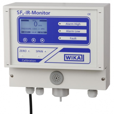 SF6 gas emissions monitor