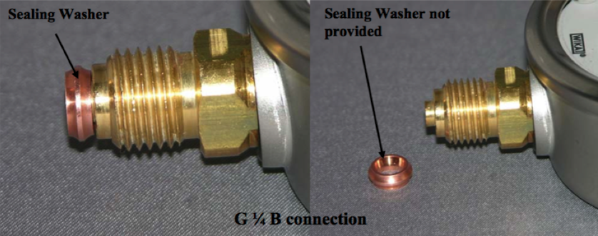 Sealing Washer for Pressure Gauges