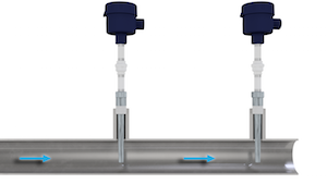 Thermowell inline installation