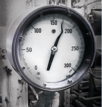 Effect of pressure spikes on mechanical gauges