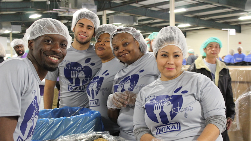 WIKA employees volunteer their time