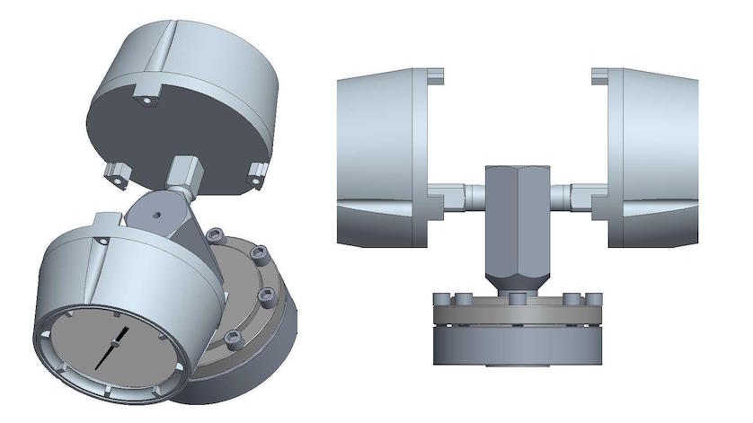 Two-sided diaphragm seal assembly