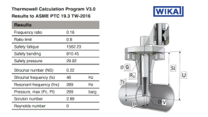Thermowell Wake Frequency Calculator (Web-Based) - WIKA blog