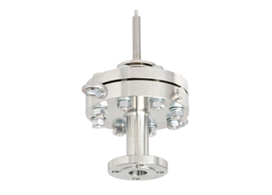 The model 990.45 diaphragm seal from WIKA is designed for temperatures up to 450 °C.